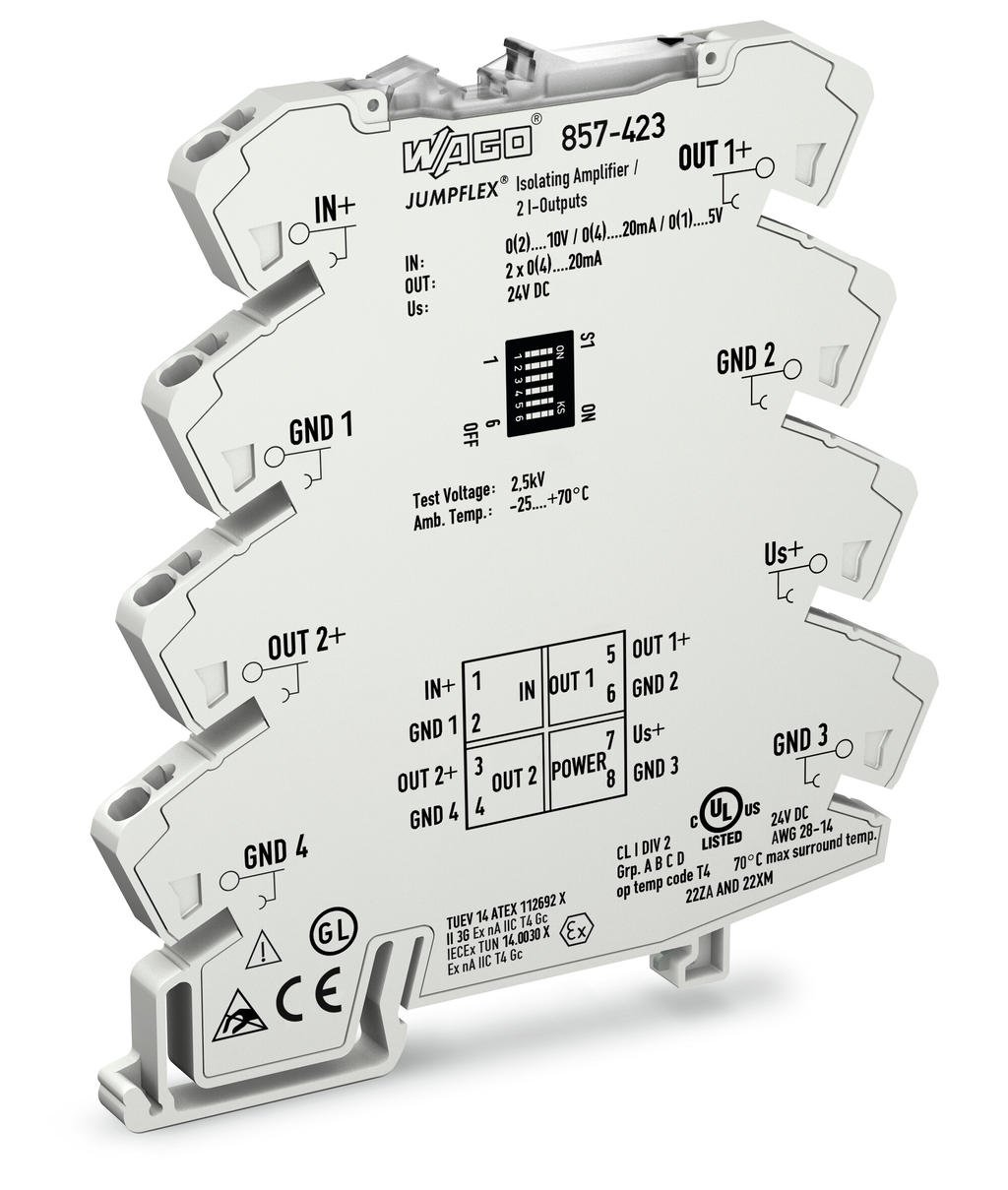 Bộ chia tín hiệu 4-20ma Wago 857-423